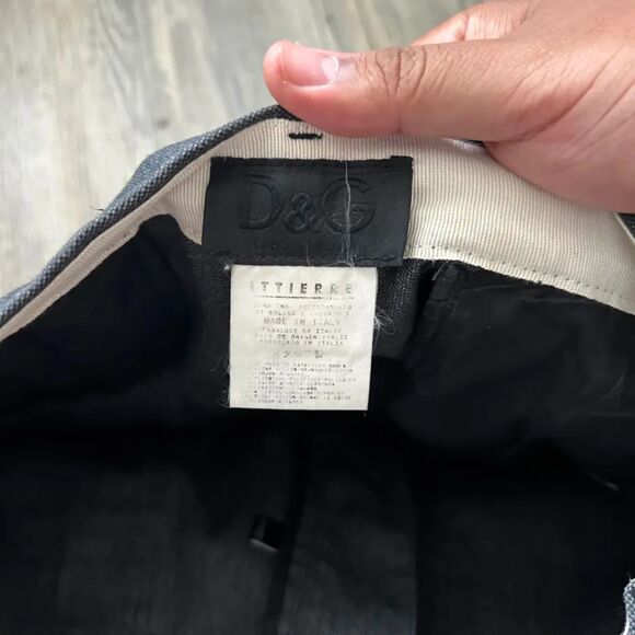 Vintage Dolce & Gabbana D&G Multi Pocket Cargo Pants Size 30 Archive Designer - Picture 3 of 5